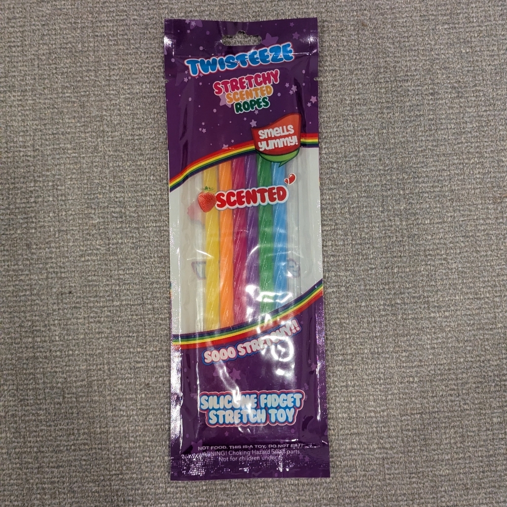 Twisteeze Stretchy Scented Ropes Fidget Toy Kids Stocking Stuffer NWT